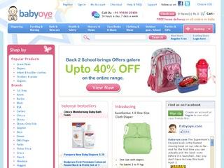 Babyoye coupon code to get Rs 100 discount for purchase of Rs 1000